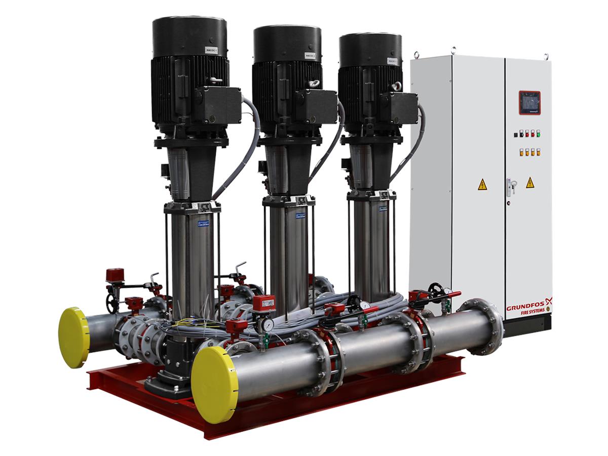 Насосная станция пожаротушения Grundfos Hydro MX